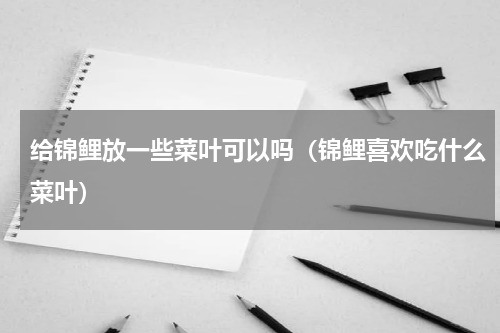 给锦鲤放一些菜叶可以吗（锦鲤喜欢吃什么菜叶）