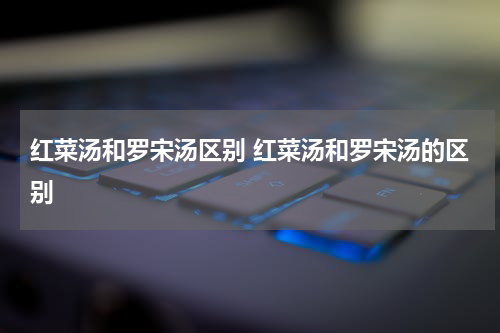 红菜汤和罗宋汤区别 红菜汤和罗宋汤的区别