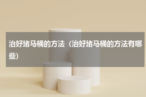 治好堵马桶的方法（治好堵马桶的方法有哪些）