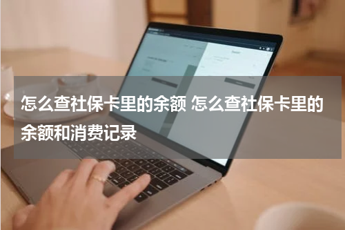 怎么查社保卡里的余额 怎么查社保卡里的余额和消费记录