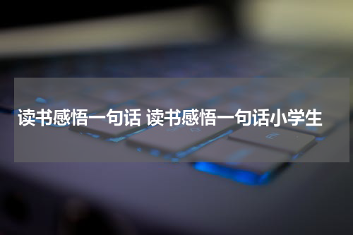 读书感悟一句话 读书感悟一句话小学生