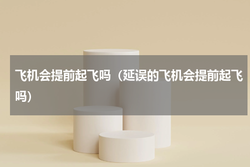 飞机会提前起飞吗(延误的飞机会提前起飞吗)