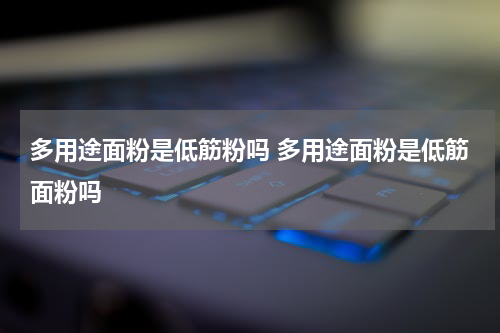 多用途面粉是低筋粉吗 多用途面粉是低筋面粉吗