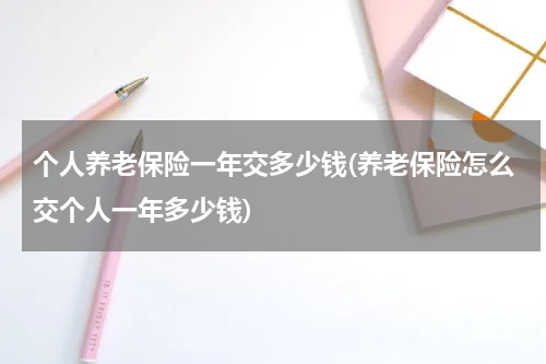 个人养老保险一年交多少钱(养老保险怎么交个人一年多少钱)
