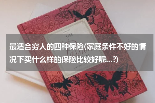 最适合穷人的四种保险(家庭条件不好的情况下买什么样的保险比较好呢...?)