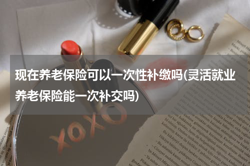现在养老保险可以一次性补缴吗(灵活就业养老保险能一次补交吗)